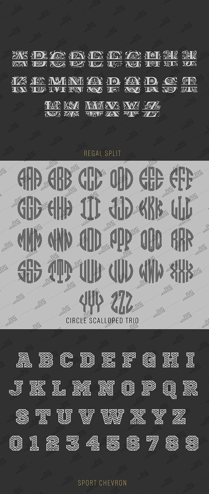 Download MONOGRAM FONT SVG bundle monogram svg monogram font bundle ...
