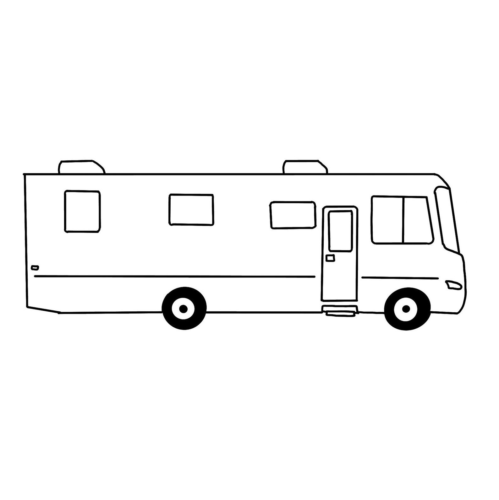 RV, Recreational Vehicle - Machine Embroidery Design, Embroidery ...