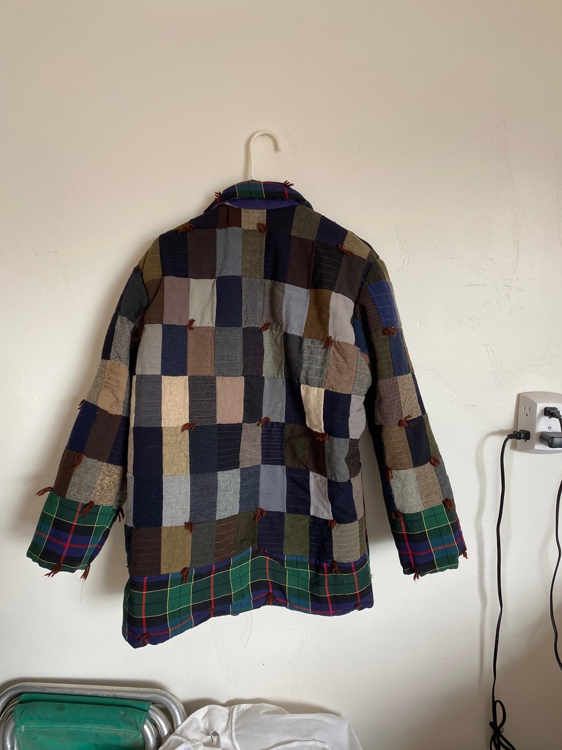 Quilt Jacket Vintage Suit Scrap Quilt Size Medium Unisex | Etsy