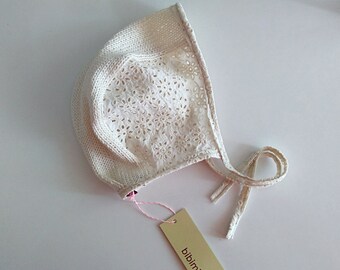 Cap Cotton Sangallo Ivory