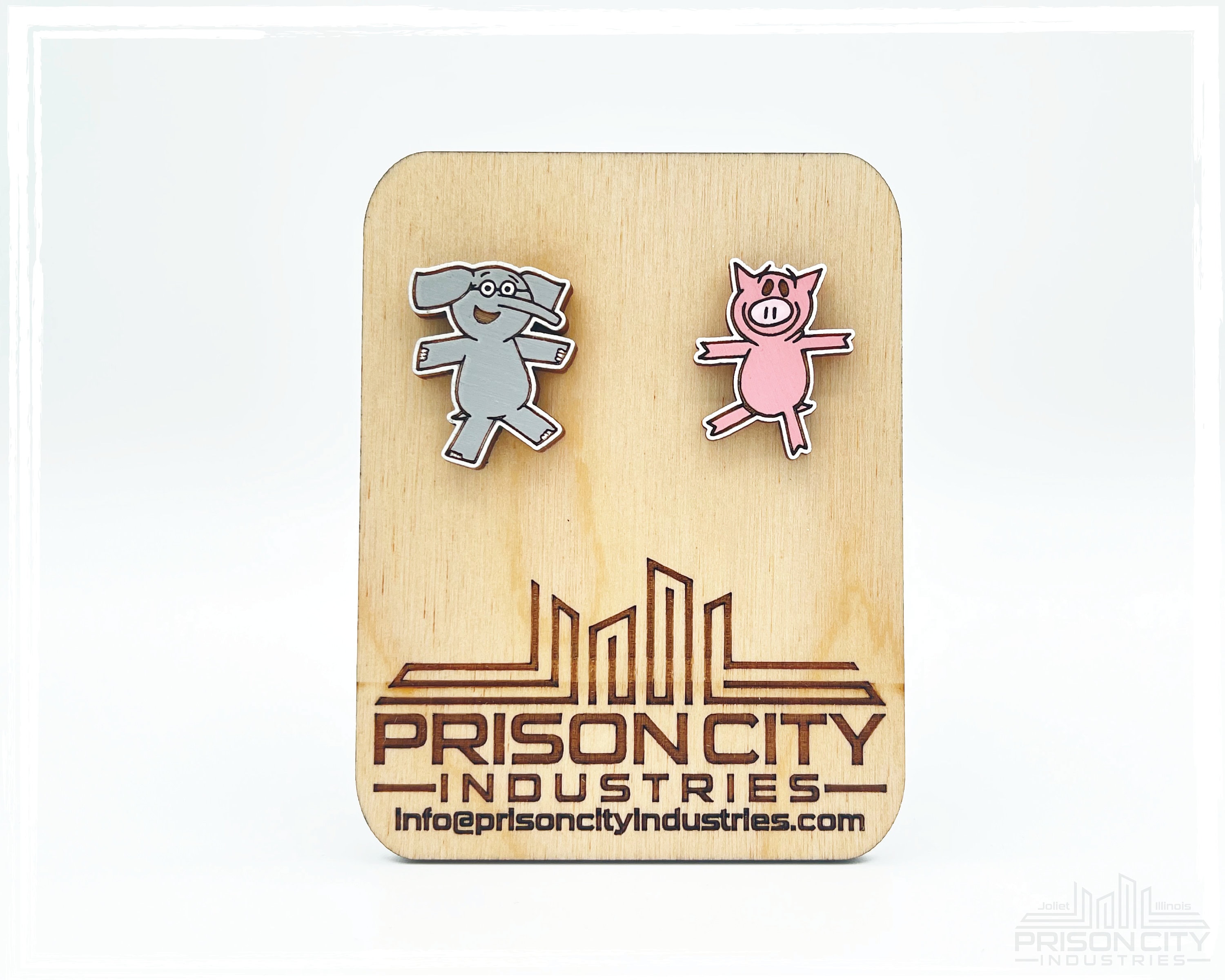 Piggie and Gerald Earrings Cute Animal Earrings Elephant and Piggie Jewelry Mo Willems Inspired Earrings Gift for Teachers