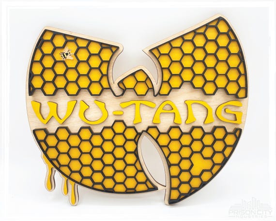 Custom Honeycomb Wu Tang Sign Killer Bees Wall Art Wu Tang Clan