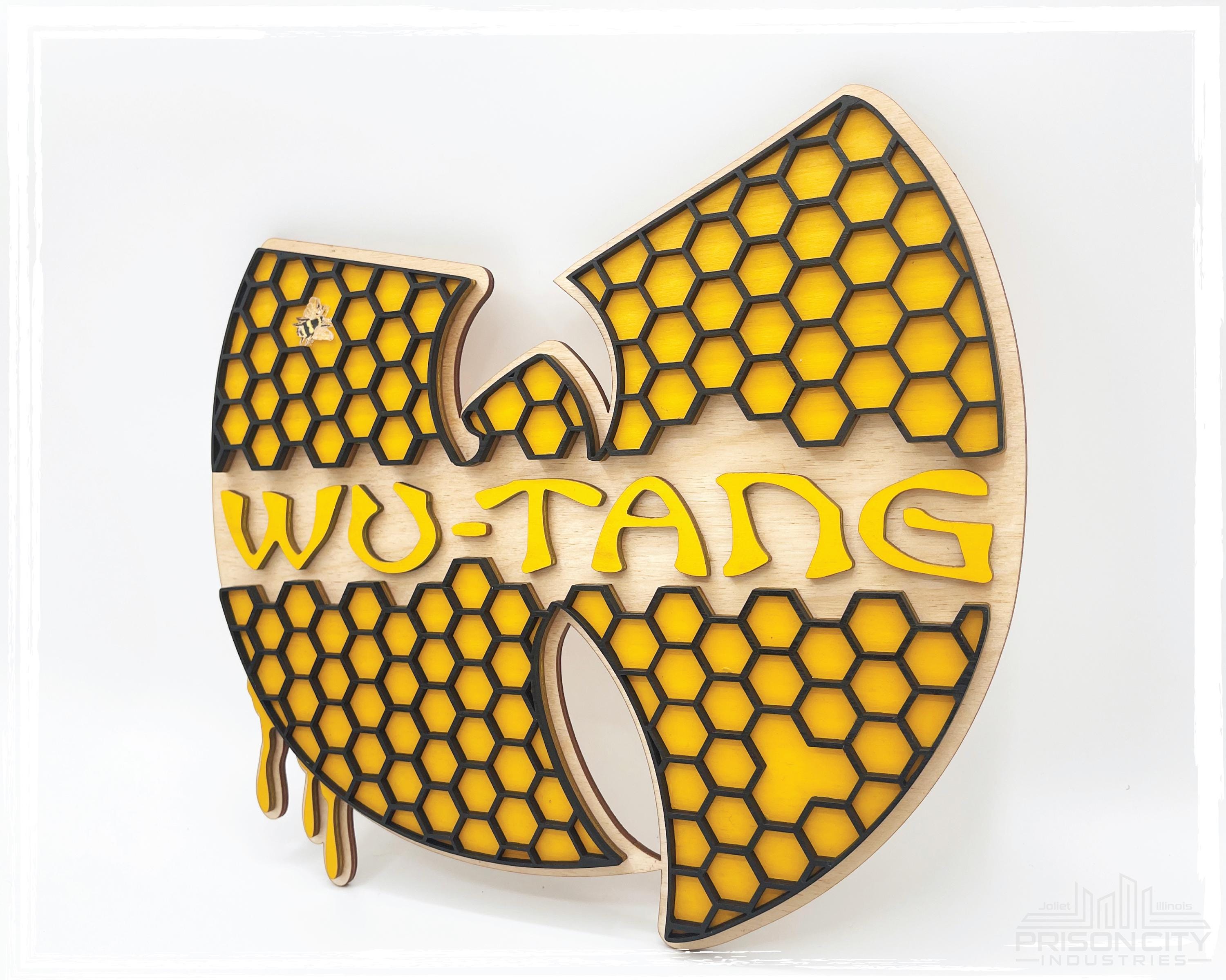 Custom Honeycomb Wu Tang Sign Killer Bees Wall Art Wu Tang Clan ...