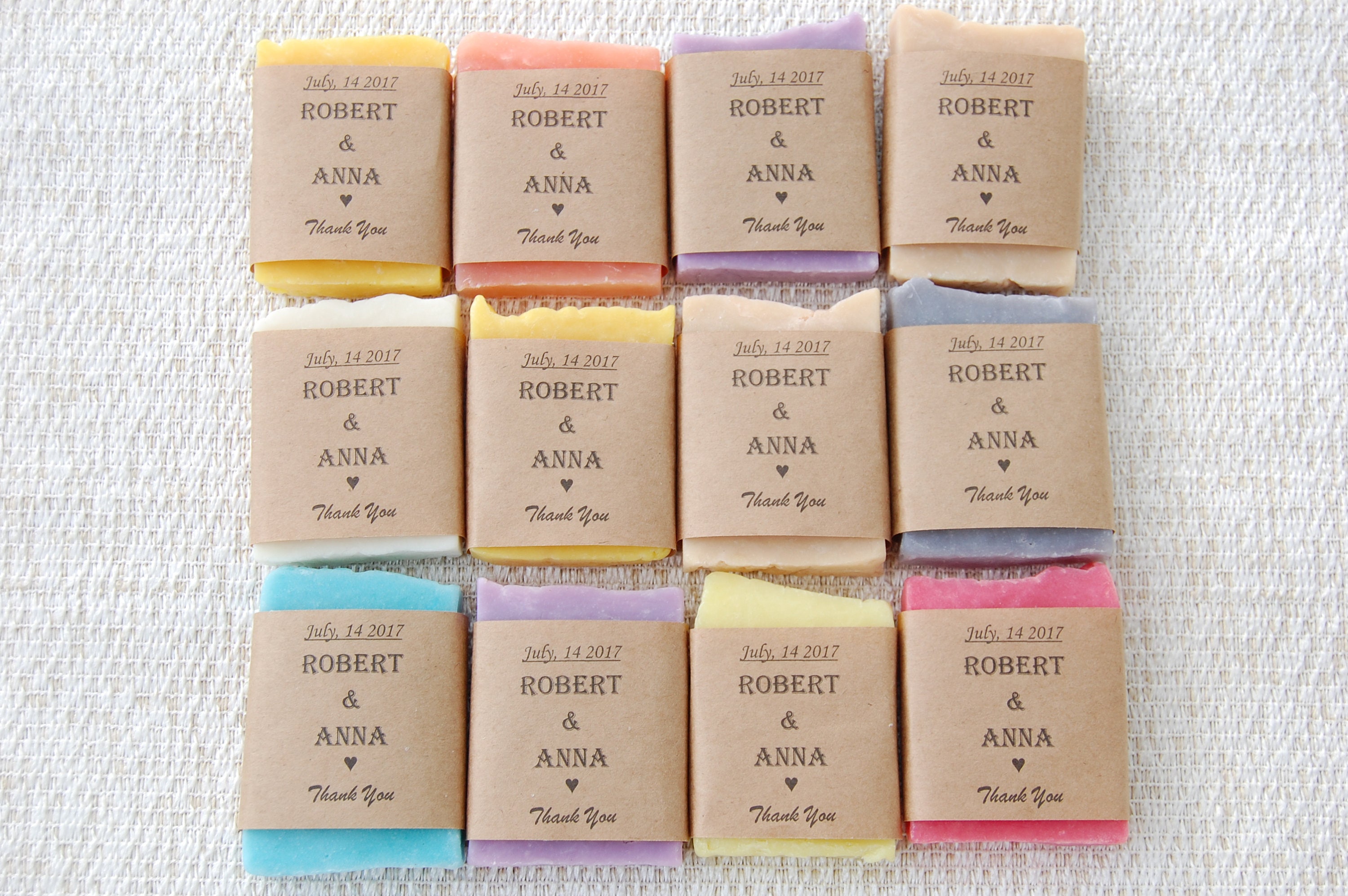 100 mini soap wedding favor Personalized favors Soap favors Etsy