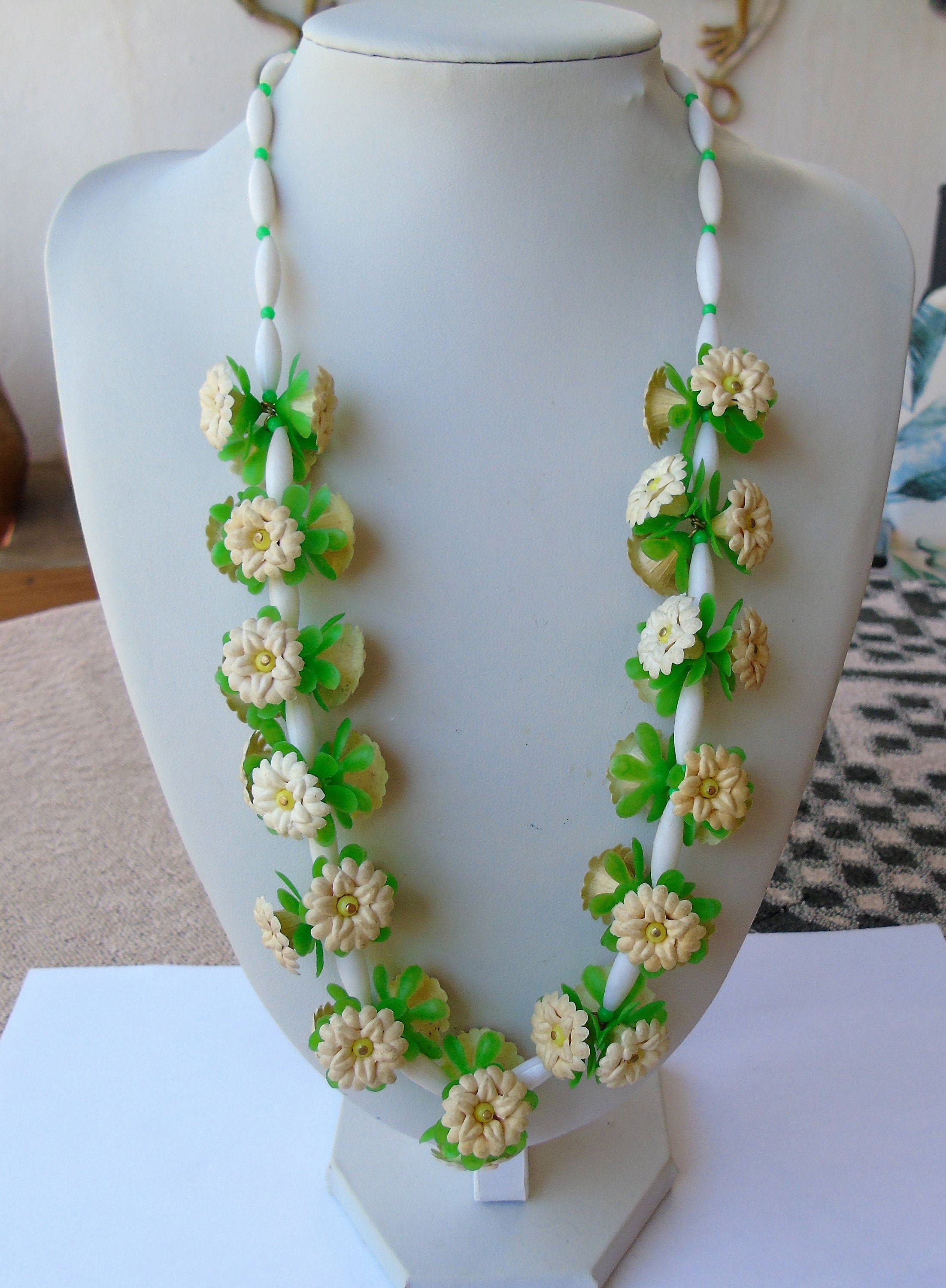 Vintage Plastic Celluloid Cream and 