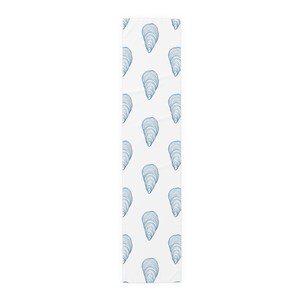 Coastal Chic Table Runner, Nautical Decor, Seashell Table Decoration for Beach House, Ocean Themed Dining Table