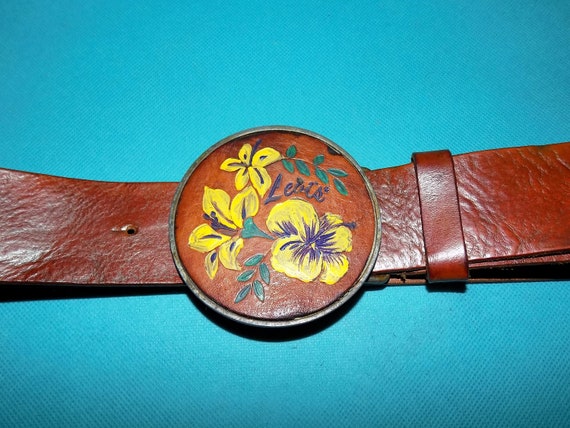 vintage levis belt buckle