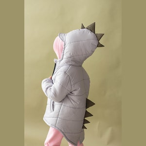 グレー 恐竜ジャケット 恐竜 子供用ジャケット 恐竜コスチューム 誕生日パーティー 子供用衣装 ハロウィン 子供用 ギフトアイデア 子供服 アドベンチャー