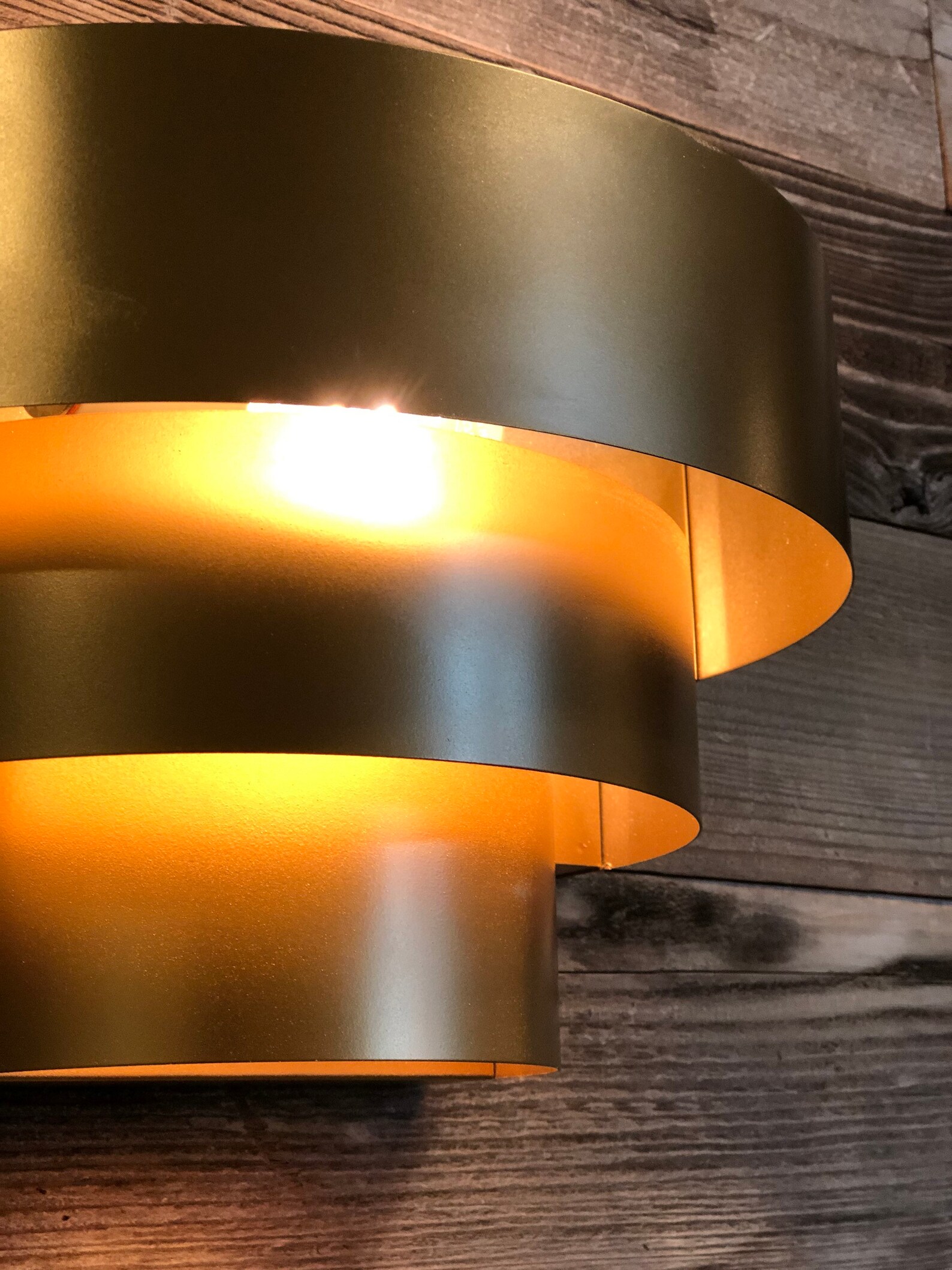 Gold Art Deco / wall sconce Etsy