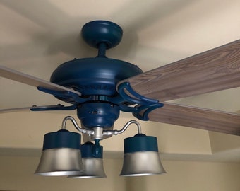 Industrial Vintage Blue Matt fan