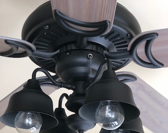 Industrial Black Vintage Celling Fan