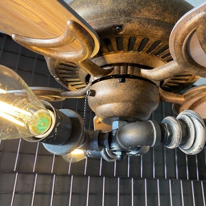 Vintage Old world bronze Celling Fan