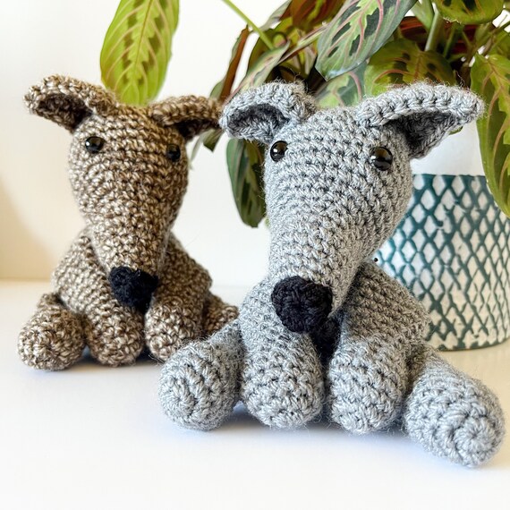Italian greyhound plush sale toy