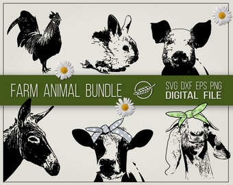 Farm animal bundle part 1, SVG cut files