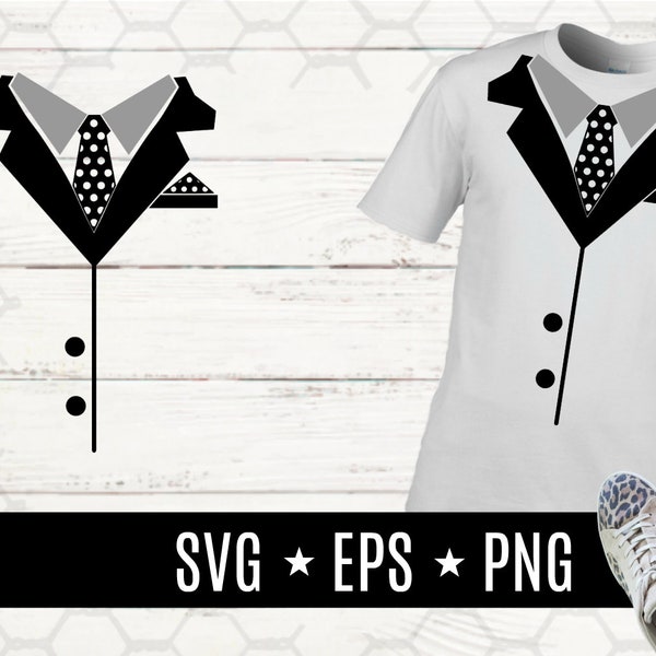 Chic jacket shirt for boys, SVG/EPS/PNG file, cutting file