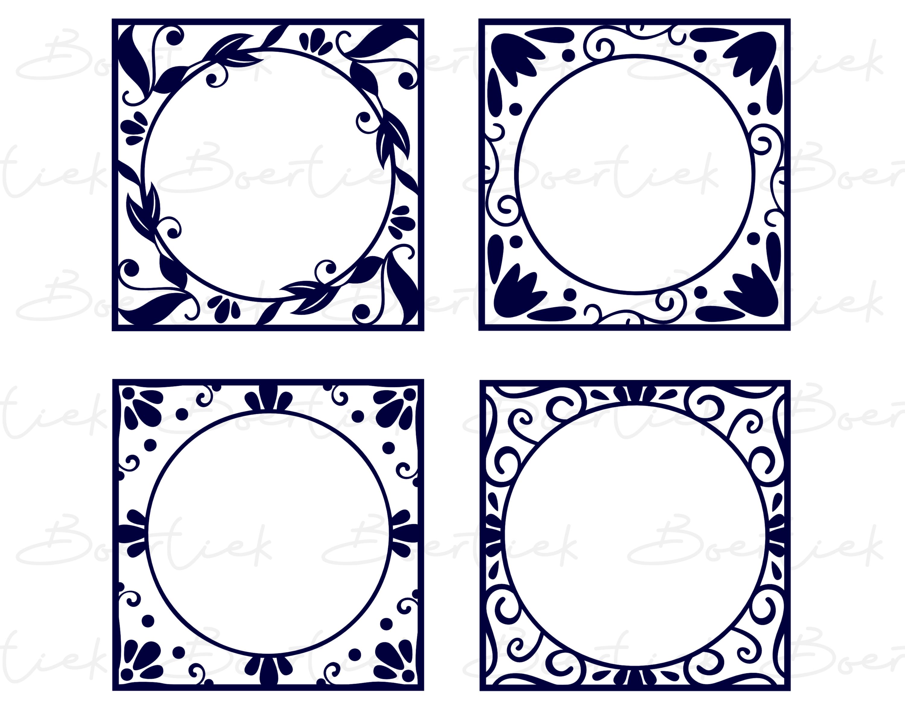 4 Typical Dutch Tiles for Your Own Quotes, File for Cutting Machines ...