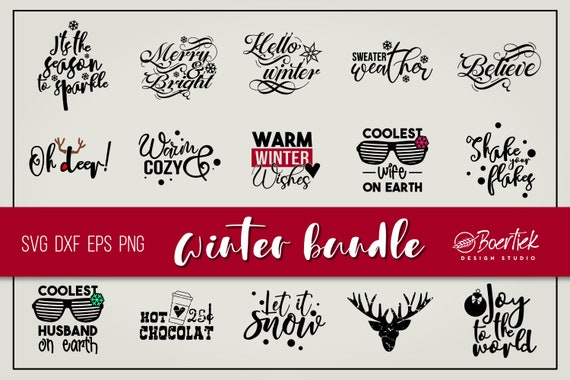Download Winter Bundle Svg Cut Files Etsy