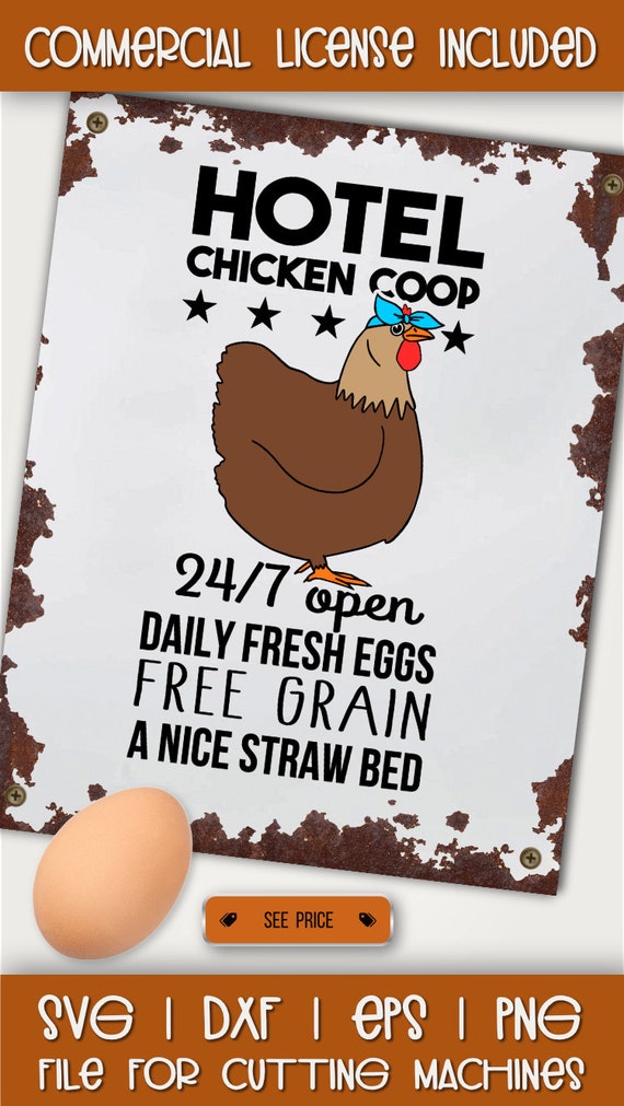Hotel Chicken Coop 24/7 Open Daily Fresh Eggs Free Grain a - Etsy