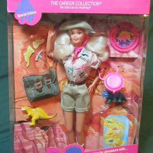 Barbie Paleontologist Doll Special Edition 1996 17240 NRFB Etsy