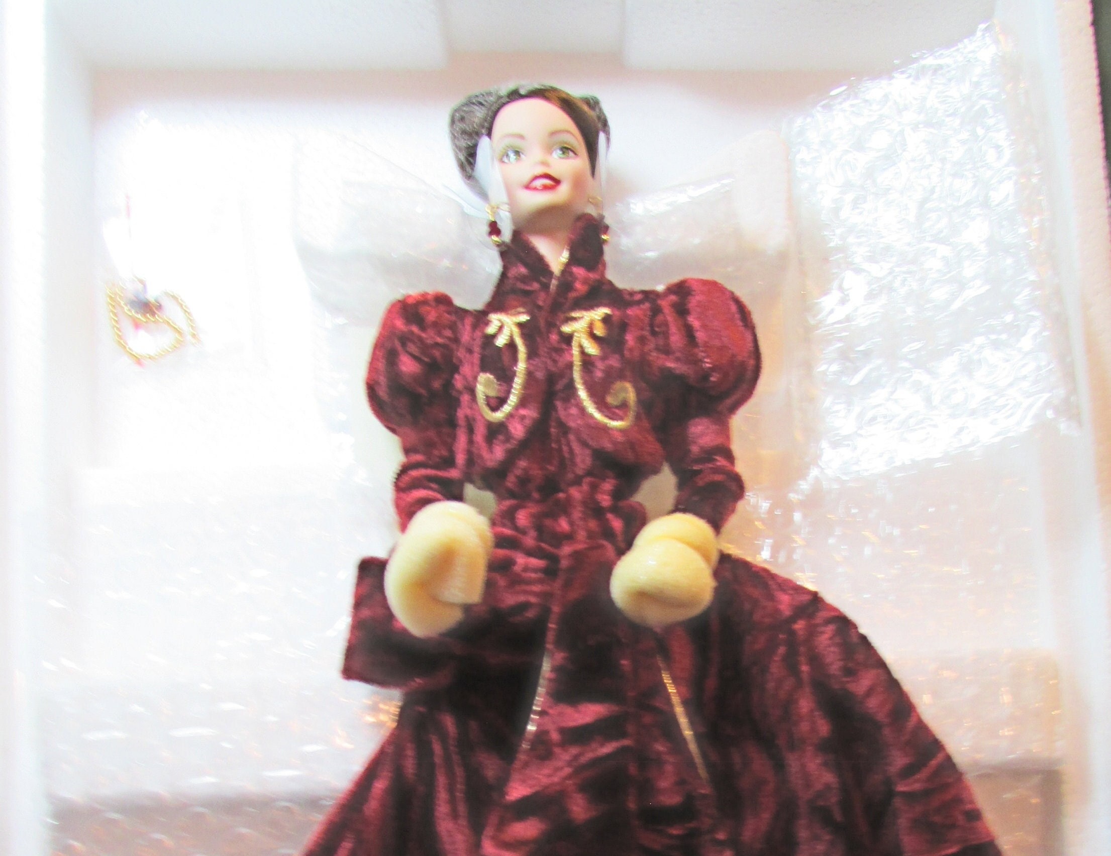 Holiday ball porcelain barbie doll 1997 sale