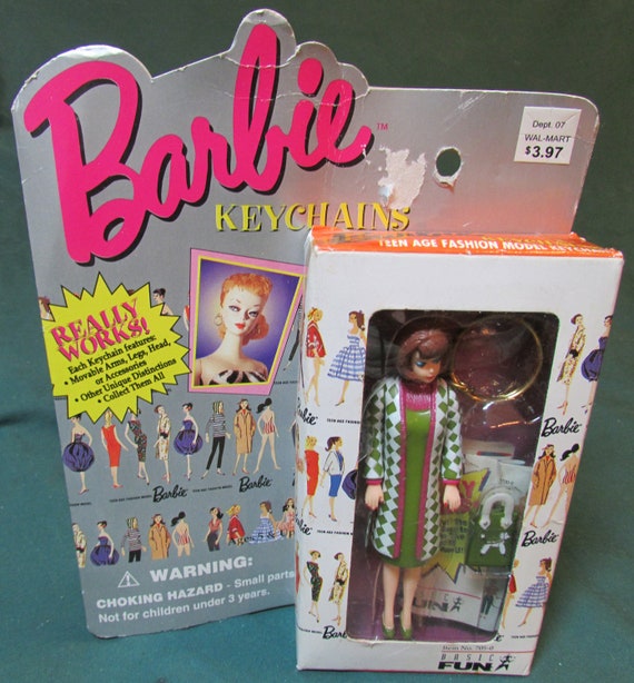 Poodle Parade Barbie Doll Keychain – 1995 - Really Works – NRFP 