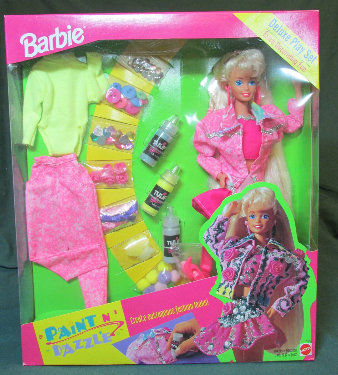 Barbie Paint N Dazzle Deluxe Play Set 10926 1993 NRFB Etsy