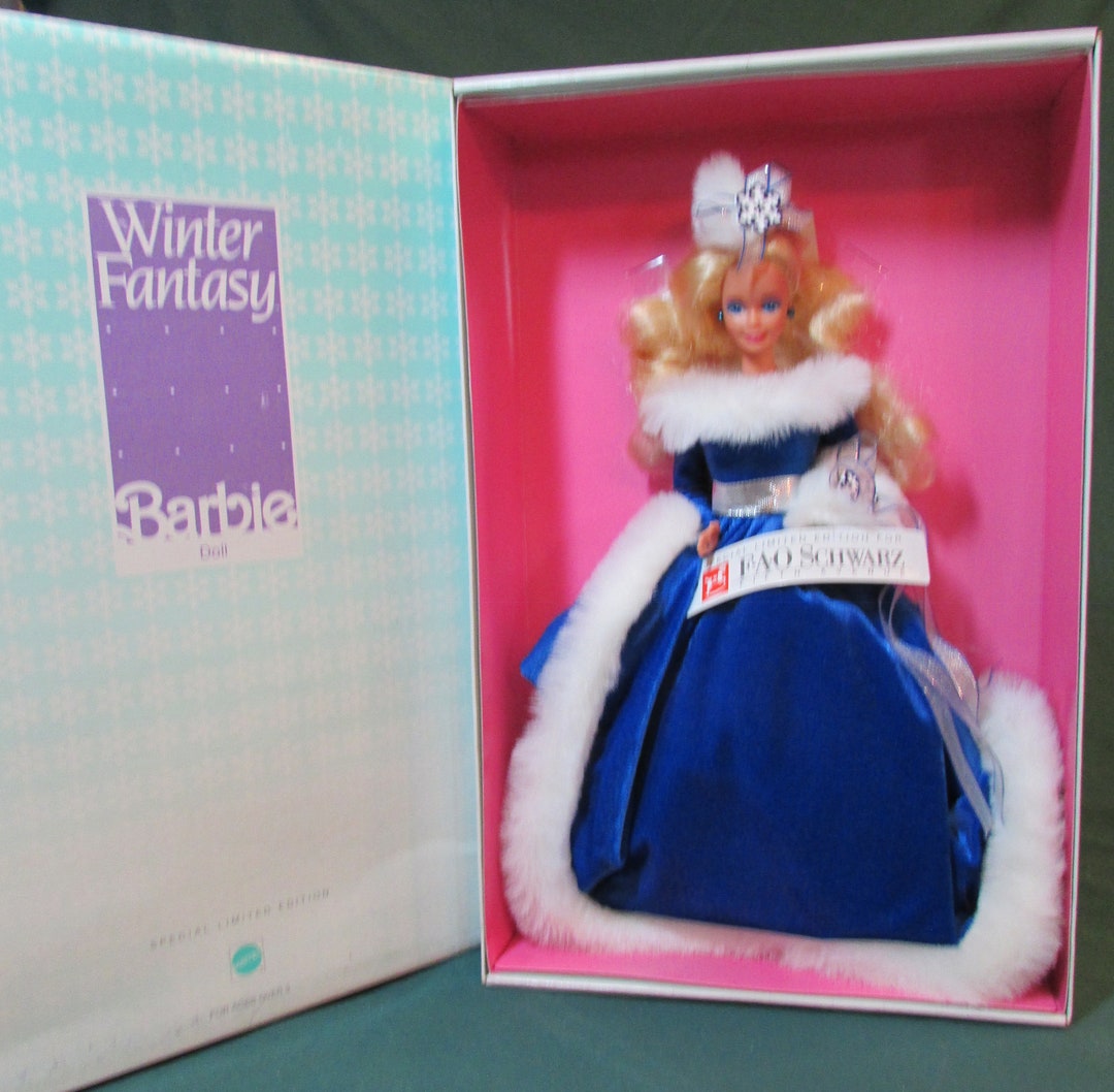 FAO Schwarz Winter Fantasy Barbie Doll Special Limited - Etsy