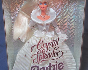 Barbie⭐️ White⭐️Collecter Edition Crystal Splendor Barbie Doll – Special Edition – 1995 – NRFB