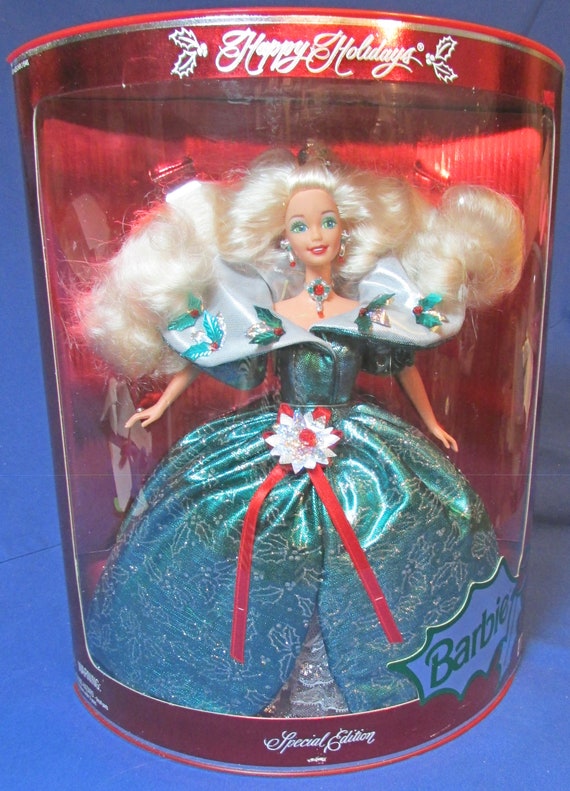 1995 Happy Holidays Barbie Doll - NRFB - #14123 – Factory Sealed