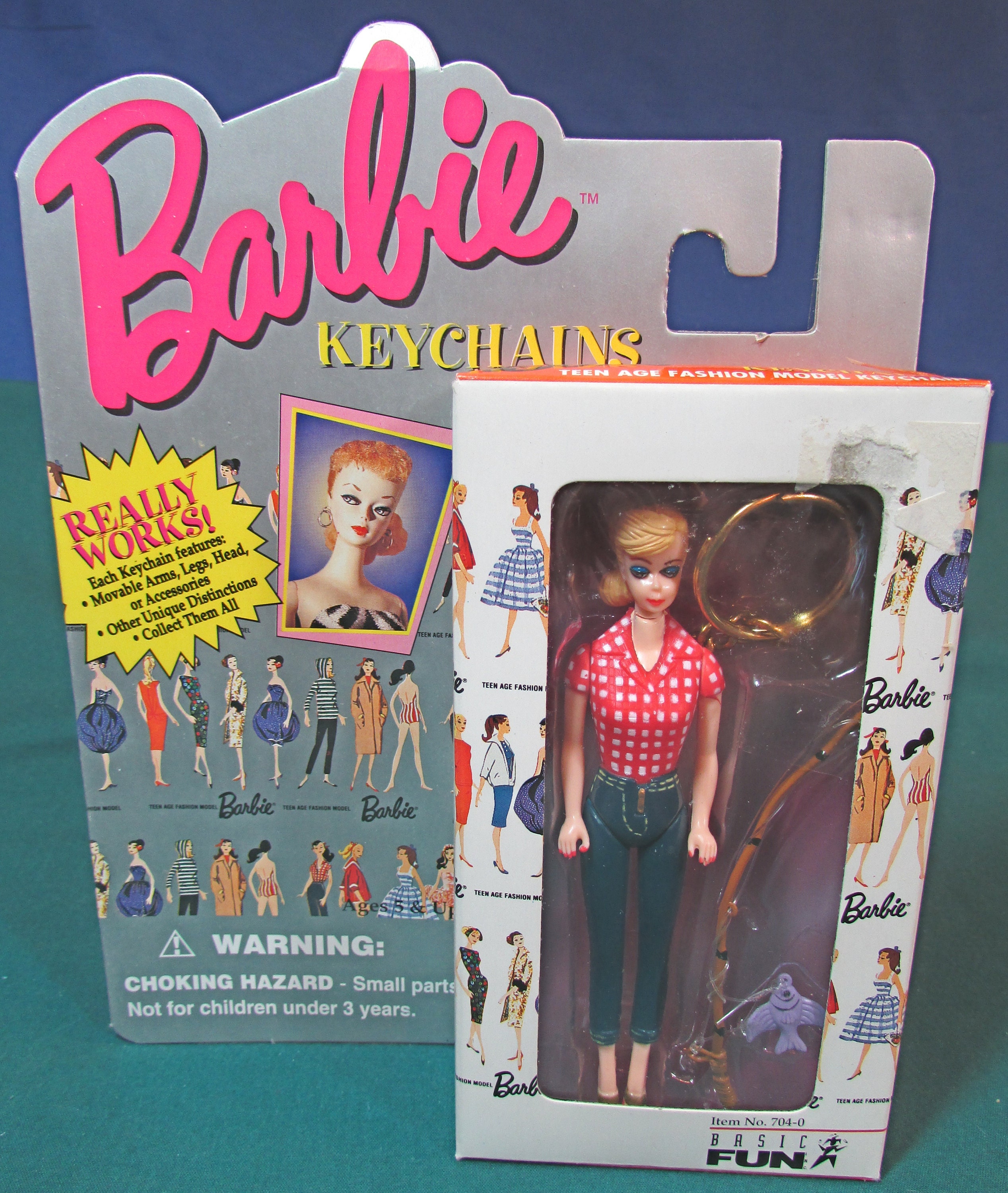 barbie doll keychain