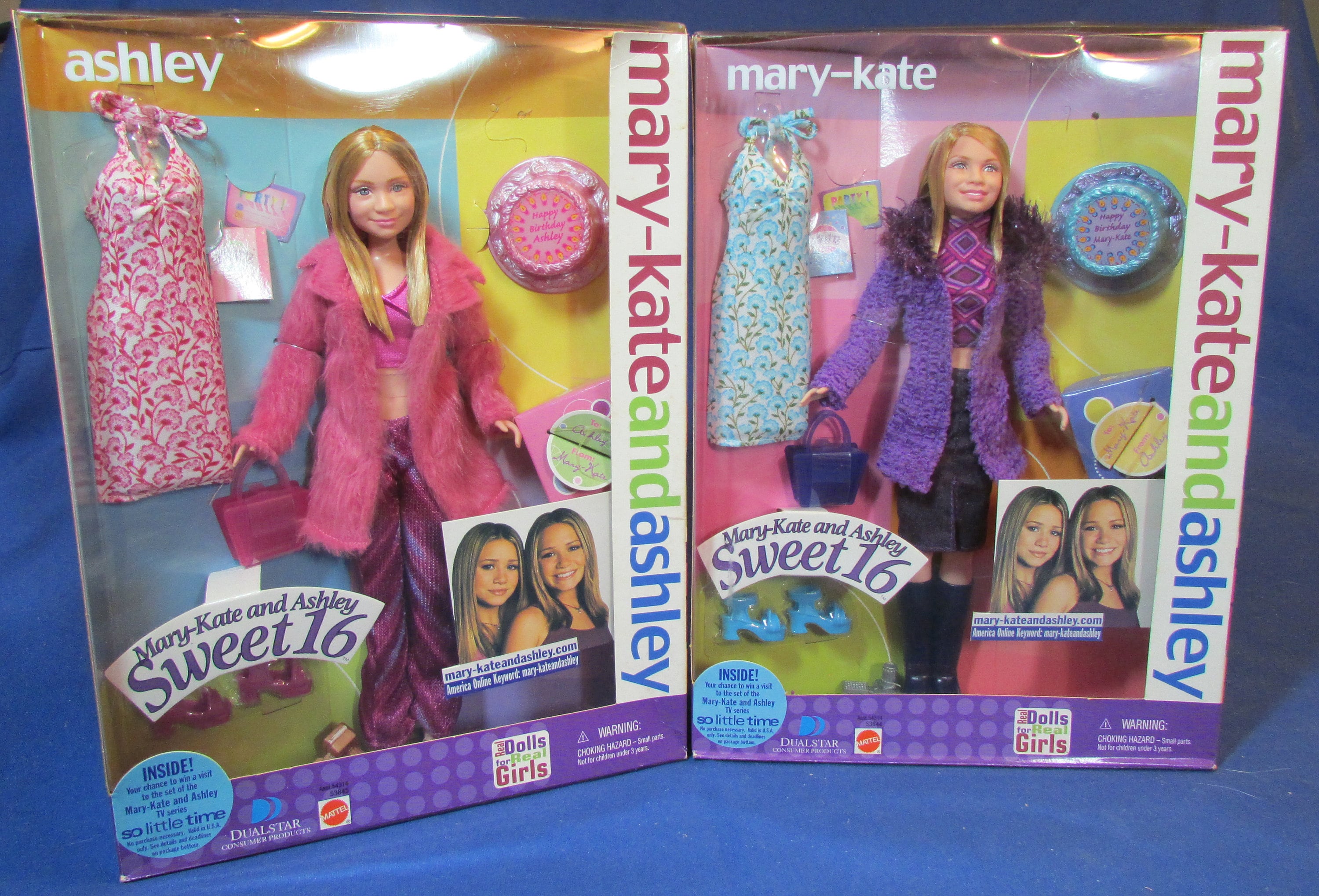 Mary Kate Ashley Olsen Dolls 2001 Gift Sets NRFB