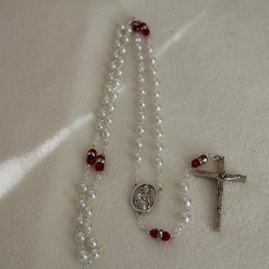 Rosary Beads, Holy Rosary, Sacred Heart Rosary Beads