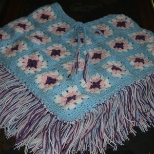 Granny Square Poncho