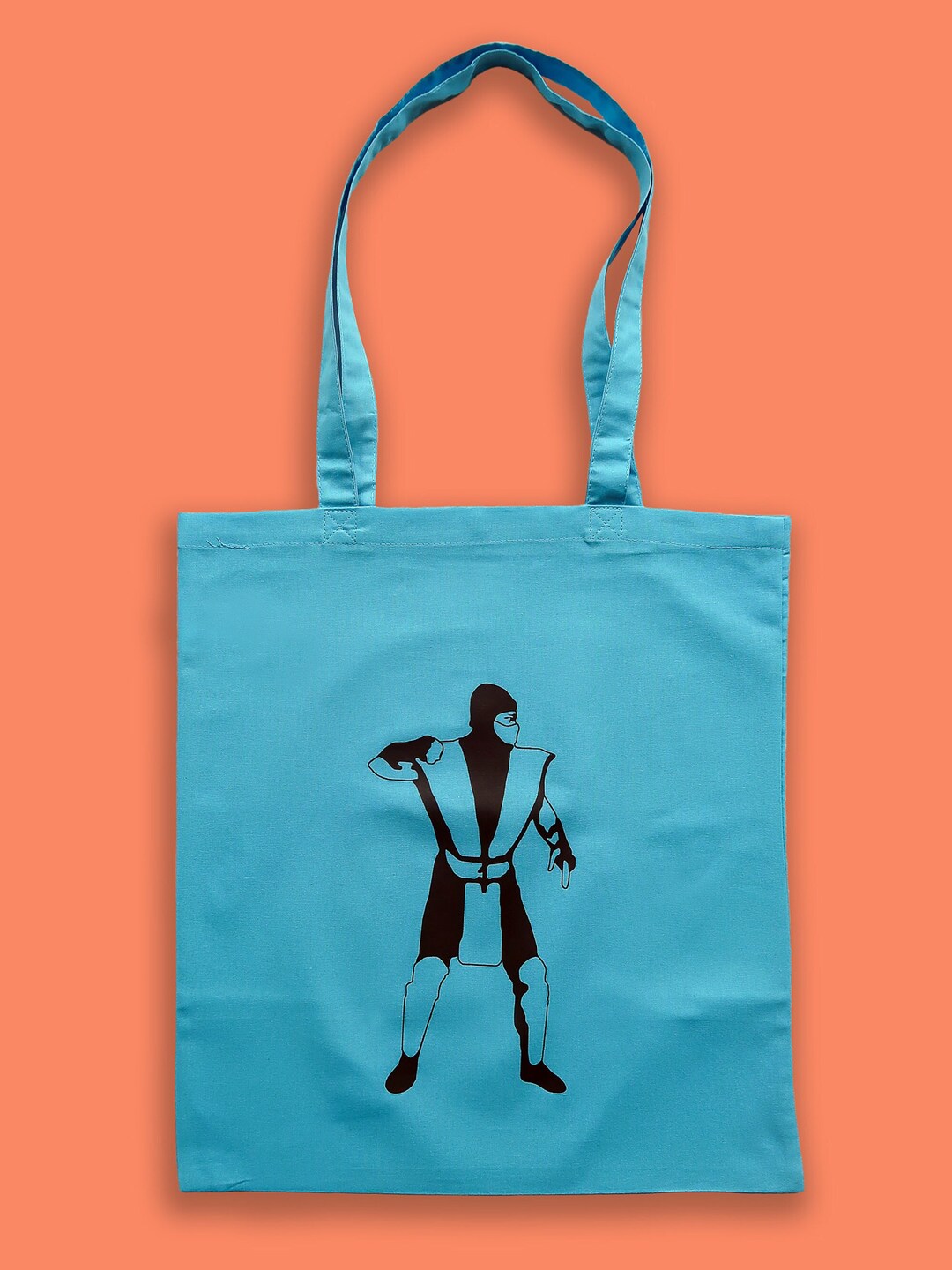 Sub Zero Mortal Kombat Ninja - Screen Printed High Quality Cotton Tote ...
