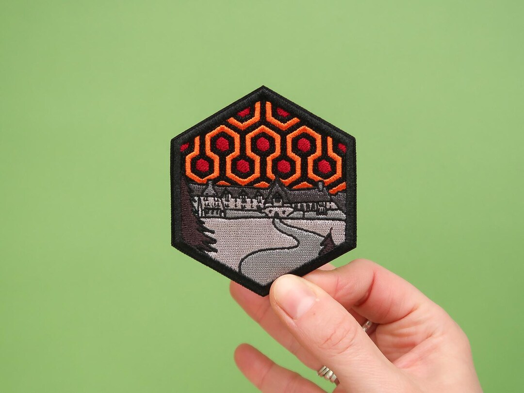 The Shining Overlook Hotel Hexagon Carpet Pattern Iron-on Embroidered ...