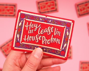 The Big Lebowski Iron-On Embroidered Patch - At least I’m house broken Persian rug - The Dude Flair