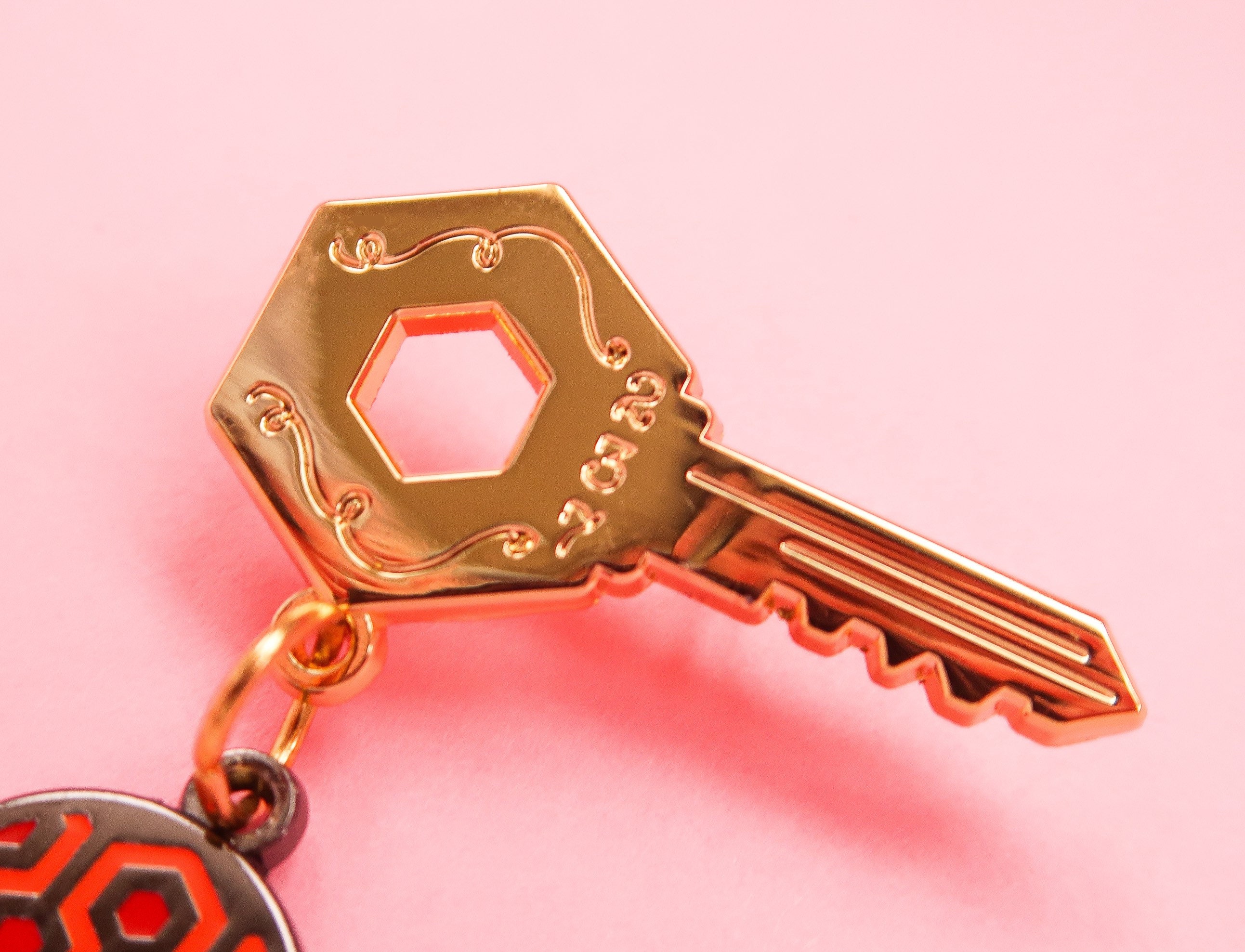 Room 237 Golden Key Hard Enamel Pin the Shining Hexagon Carpet Etsy UK