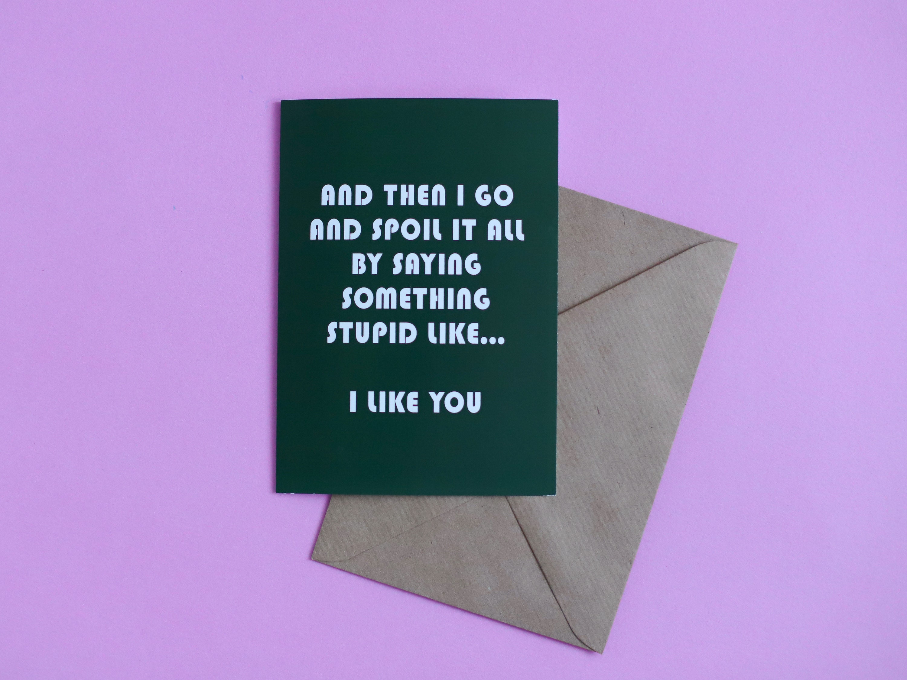 And Then I Go And Spoil It All Peep Show and Then I Go and Spoil It All by Saying Something - Etsy
