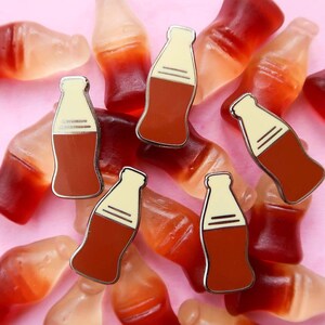 Cola Bottle Sweetie Hard Enamel Pin Candy Badge Penny Sweet Etsy Coca cola bottle 1988 japan 300ml i feel coke warrior bottle swirl cap. etsy