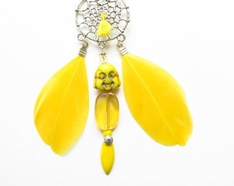 yellow dreamcatcher ref.20124