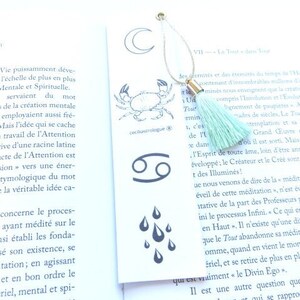 cancer fragrant bookmark