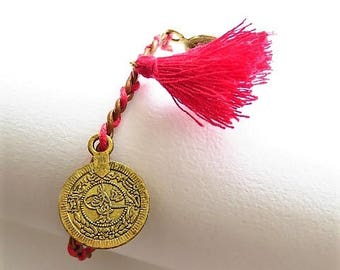 Braided bracelet 17551