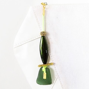 Charm para bolso de cuentas, cristal pulido ref. 16367