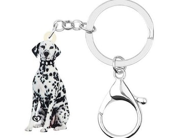 dalmatian keyring