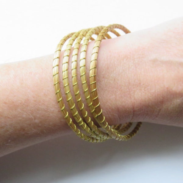 Bracelet or végétal réf.0008