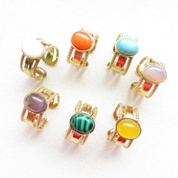 Bague semainier lot de 7 bagues 1 par jour !