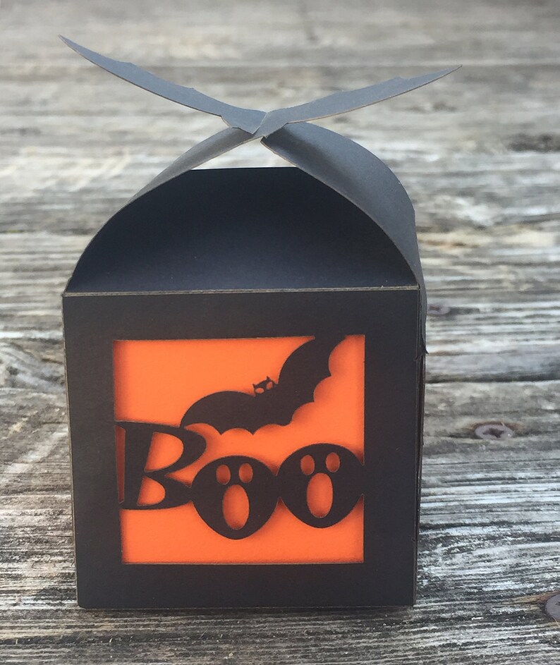 Bat Favor Box single or Set of 4 Etsy