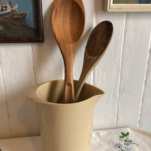 Rösti Denmark Erik Lehmann design beige melamine jug tools century modern pot utensil plastic // Made in Denmark