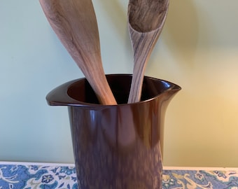 Rösti Denmark Erik Lehmann design brown melamine jug tools century modern pot utensil plastic // Made in Denmark