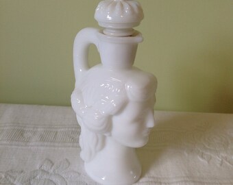 Vintage Avon greek goddess bottle - greek goddess bubble bath bottle - collectible - decoration // Made in USA